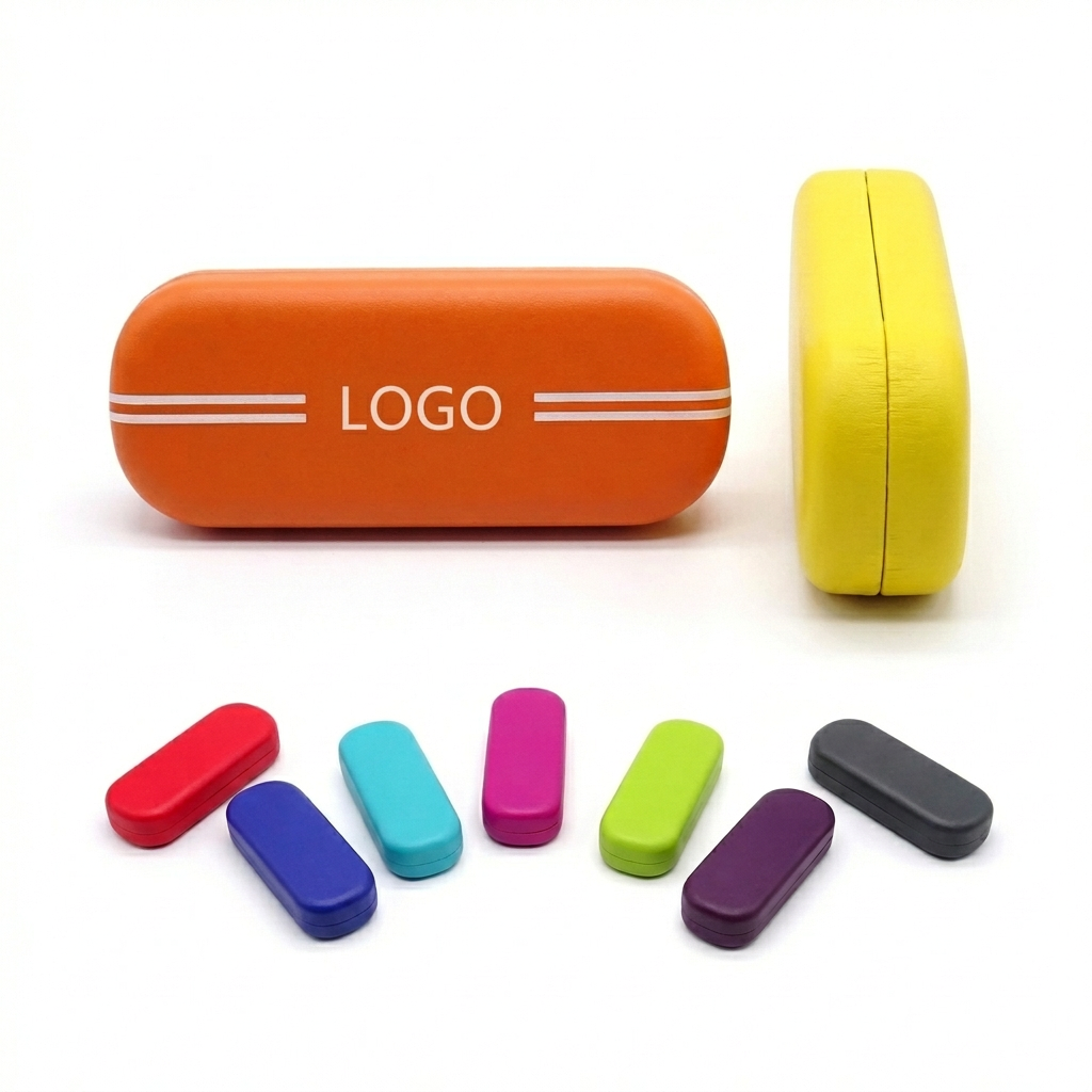 Durable Metal Sunglasses Case for Designer & 3D Glasses with Plush Interior