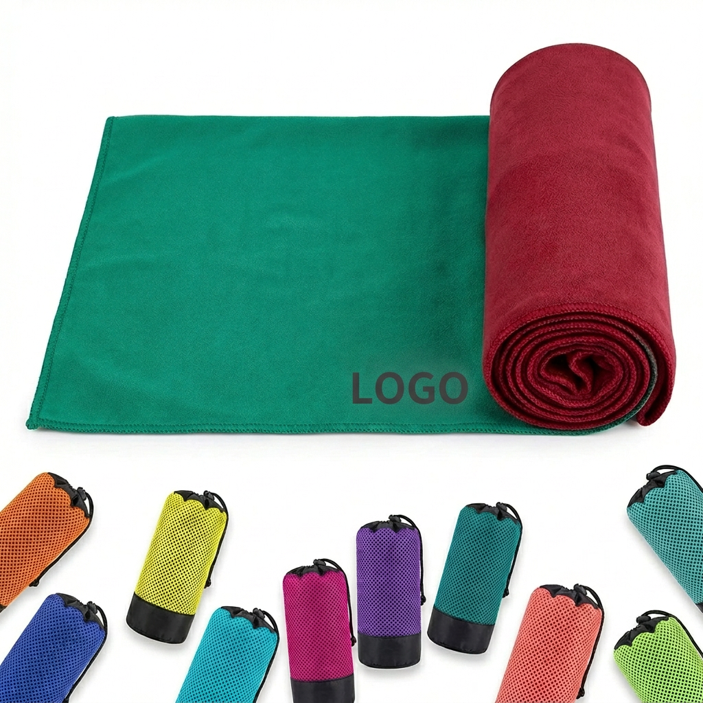 Eco-Friendly Ultra-Soft Microfiber Travel & Sports Towel with Mesh Bag