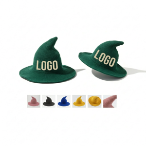 Enchanted Witch Hat with Shapeable Brim - Foldable Halloween Cap