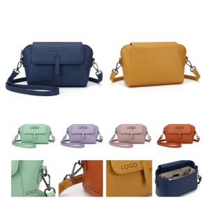Versatile Leather Crossbody Bag for Travel, Work, and Shopping