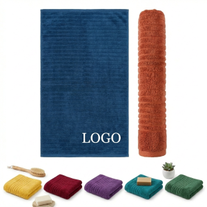 Soft & Absorbent Pure Cotton Portable Towel - Lightweight & Fast Drying